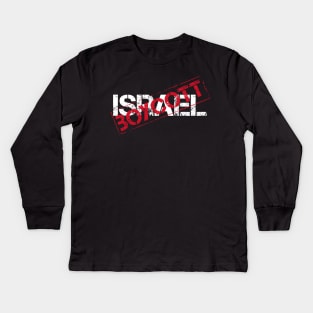Boycott Israel 3 Kids Long Sleeve T-Shirt